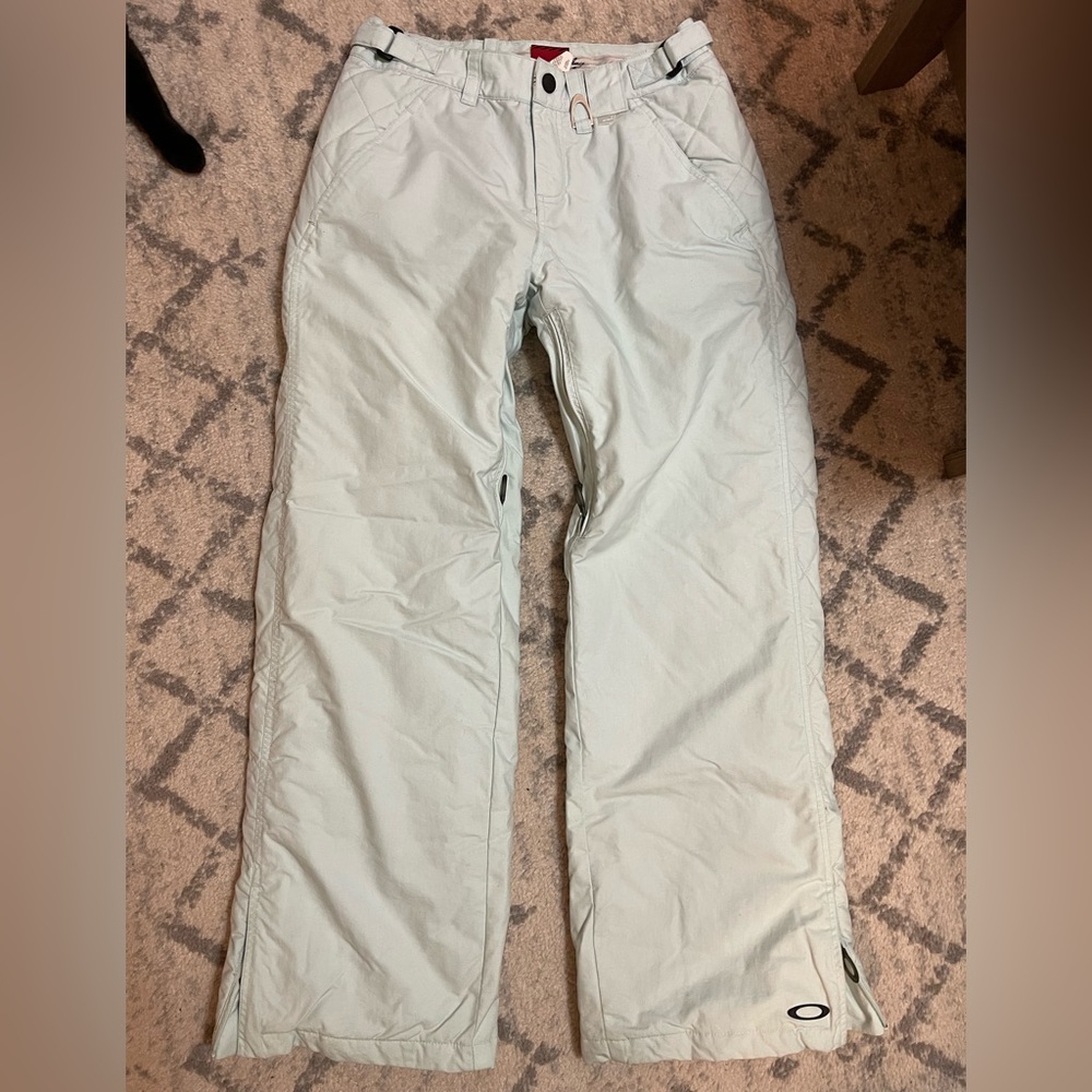 Baby blue Oakley snow pants